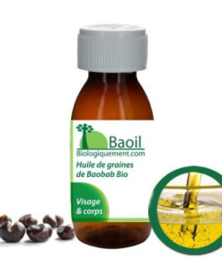 L'huile de baobab biologique de la marque Baoil