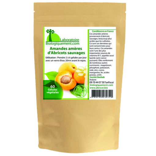 Les amandes amères d'abricots sont l’une des plus importantes sources de vitamine B17, appelée aussi laetrile ou Amygdaline, un anti-cancer naturel puissant
