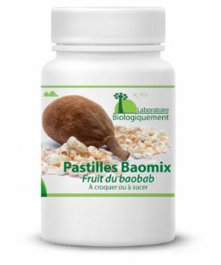 Pastilles de fruit de baobab bio Baomix